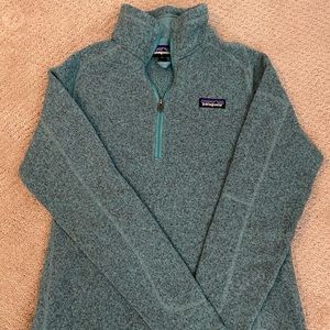 Teal Patagonia 1/4 Zip